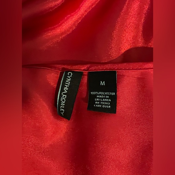 Satin Kimono Short Robe - Sz Sm - Picture 6 of 7